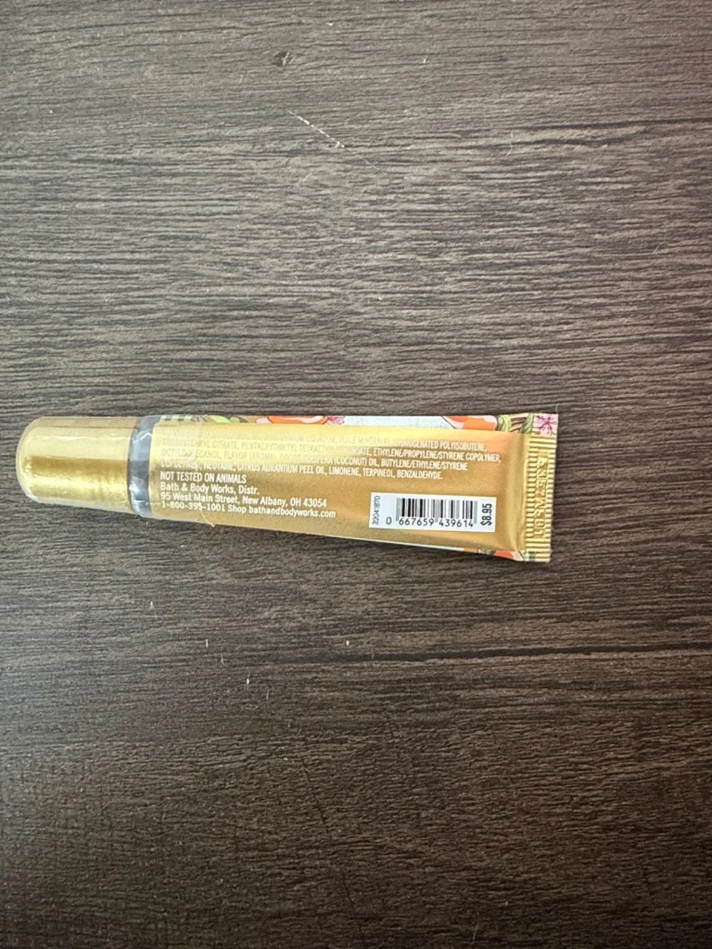 Bath & Body Works Peach Blossom & Nectar Lip Gloss - Peach - Picture 2 of 2